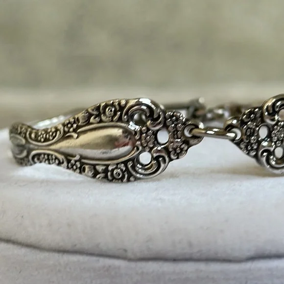 Vintage Silver Spoon Bracelet - Picture 10 of 13